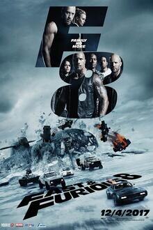 Fast & Furious 8 Filmposter van Fast & Furious 8